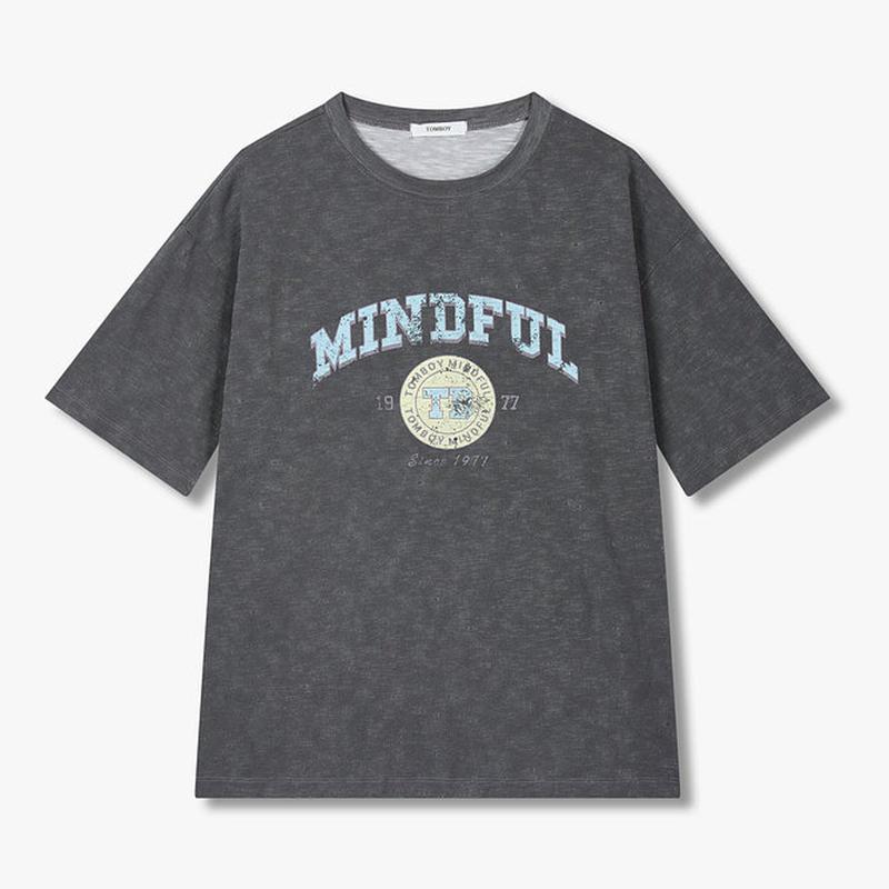 [MEN] ヴィンテージプリント半袖Tシャツ 91M6222352