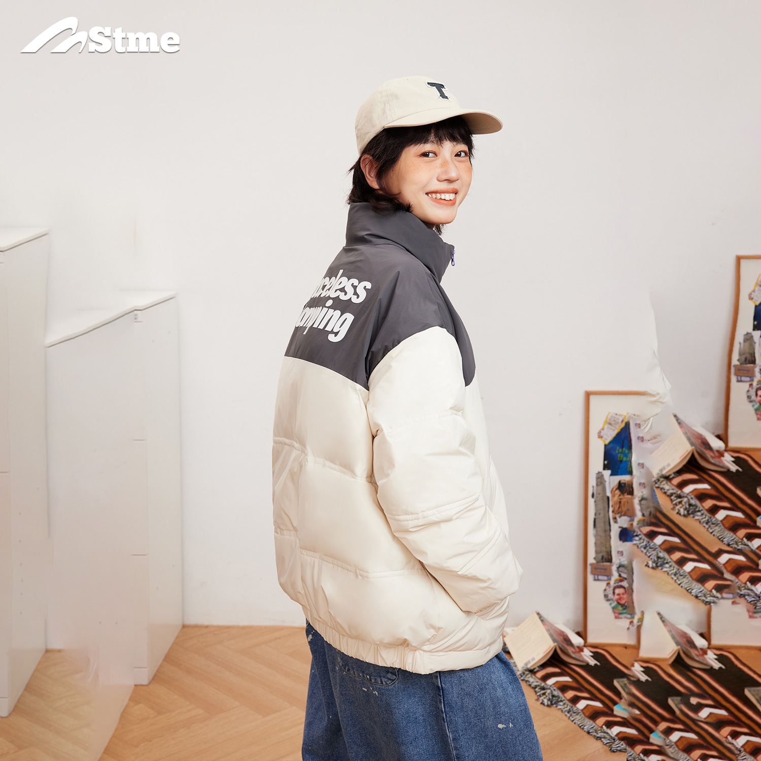 Keiko Saotome 早乙女ケイコ 日本のファッションブランドストリートシティボーイゆるくて多用途なベーシックカラーマッチングカップルコットン服