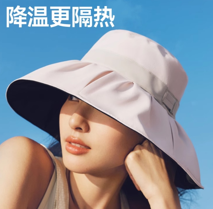 バナナシェルフィッシャーマンハットベルベットブラックグルーサンスクリーン大きなつばレディースアウトドアUVカットサンシェー318