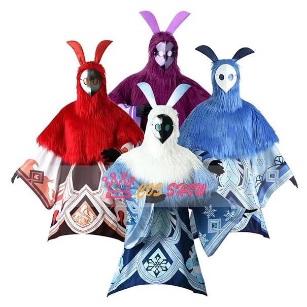 厳選素材原神 Genshin げんしん アビスの魔術師 炎 水 雷 氷 元素 コスプレ衣装 仮面付き 仮装 イベント クリスマス ハロウィン ステージ 文化祭