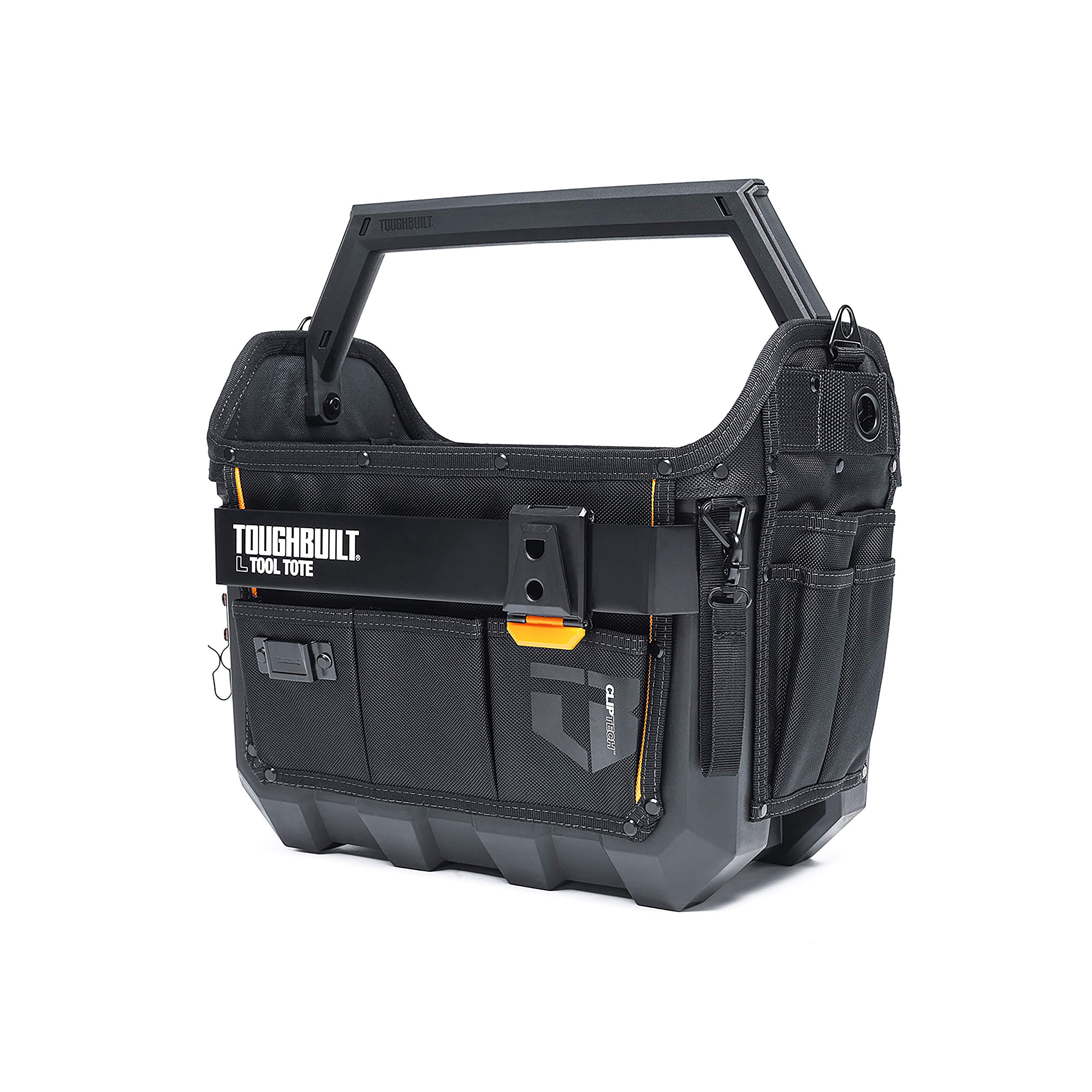 ToughBuilt ラージ 16インチ ツールトート ハードボディ構造 リベットポケットパネル フル (TB-CT-82-16)