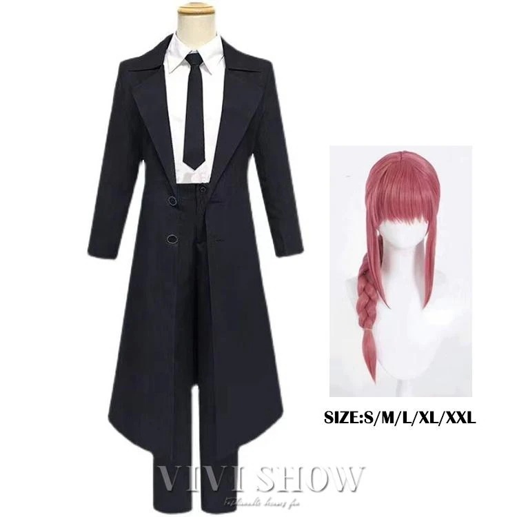 【赤字開催】チェンソーマン Chain saw man マキマ コスプレ衣装 仮装 cosplay イベント クリスマス ハロウィン ステージ 文化祭 お祭り ウィッグ