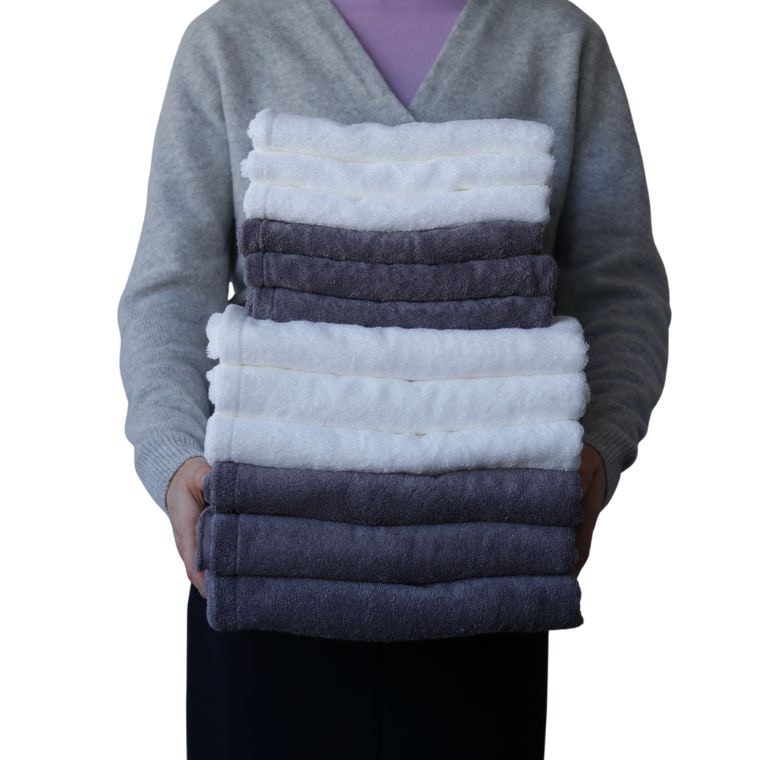 タオル セット 日本製 BATHLIER「大人の平日タオル」（3人家族プラン）【お得 お買い得 オーガニック フェイスタオル バスタオル 夫婦 子ども 洗い替えに まとめ買い オーガニックコットン】