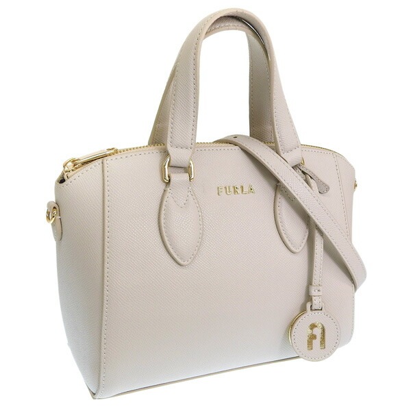 フルラ バッグ レディース 2WAY ハンドバッグ アウトレット レザー ライトグレー MINERVA MINI SATCHEL WB00519BX0306GDJ00 FURLA