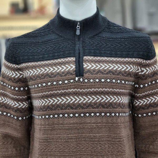 秋冬新作 ノルディックパターン ハーフジップPPKR4304865_SH