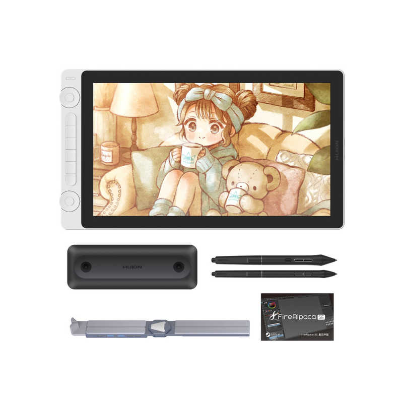 HUION　液晶ペンタブレット [15.8型] Kamvas 16 (Gen 3)(Android/Mac/Windows11対応) ホワイト　GS1563-W