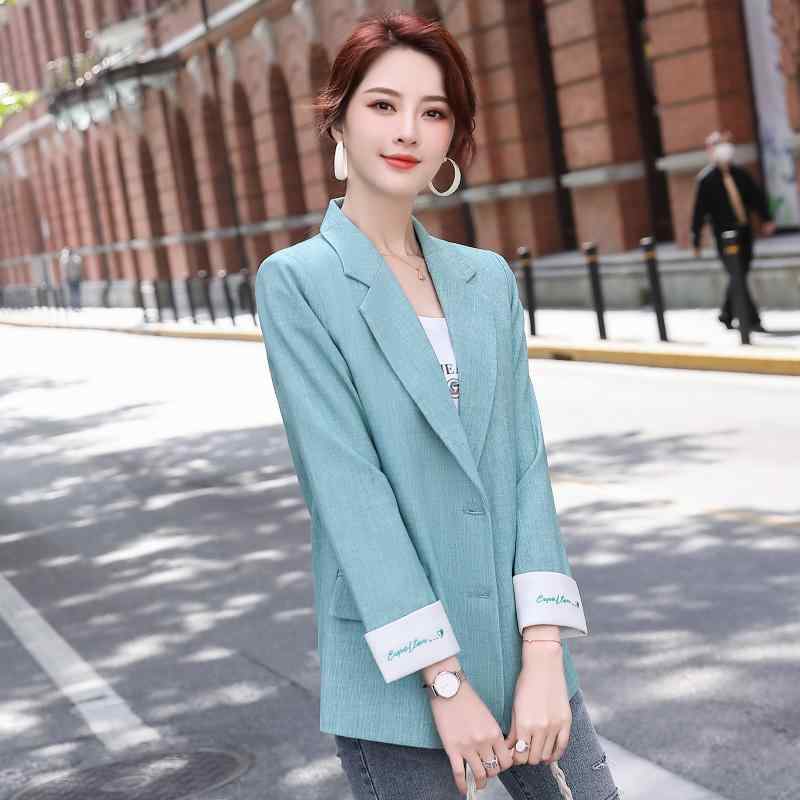 レディース ジャケット テーラードジャケット カジュアル シンプル オフィス ビジネス ブリティッシュ 大人 女性 洗練 きちんと感 スタイリッシュ 大きいサイズ 韓国 春秋 6,426円