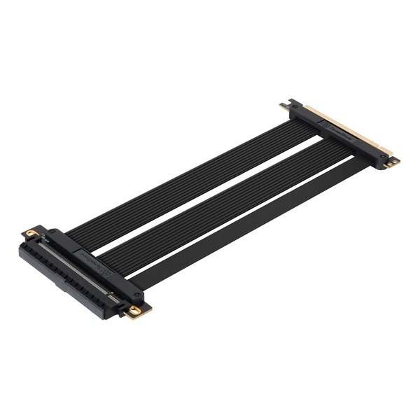 フレキシブルPCIe 4.0 x16 ライザーケーブル 220mm SST-RC05-220