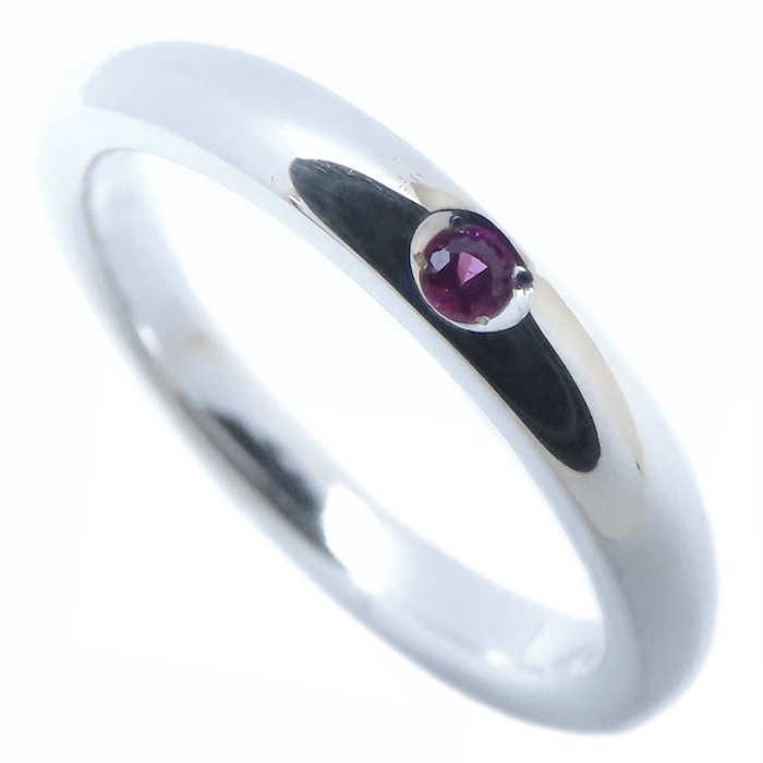 スタッキング バンド リング 指輪 ルビー 8.5号 エルサペレッティ シルバー925 レディース/294752【中古】