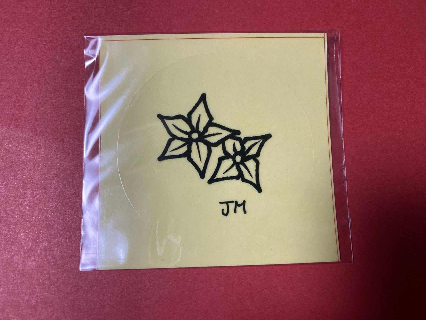 BTS サノク手書きステッカー ジミン JIMIN FIRE時期 Qoo10] BTS ジミン サノク 手書きステッカー : KPOP