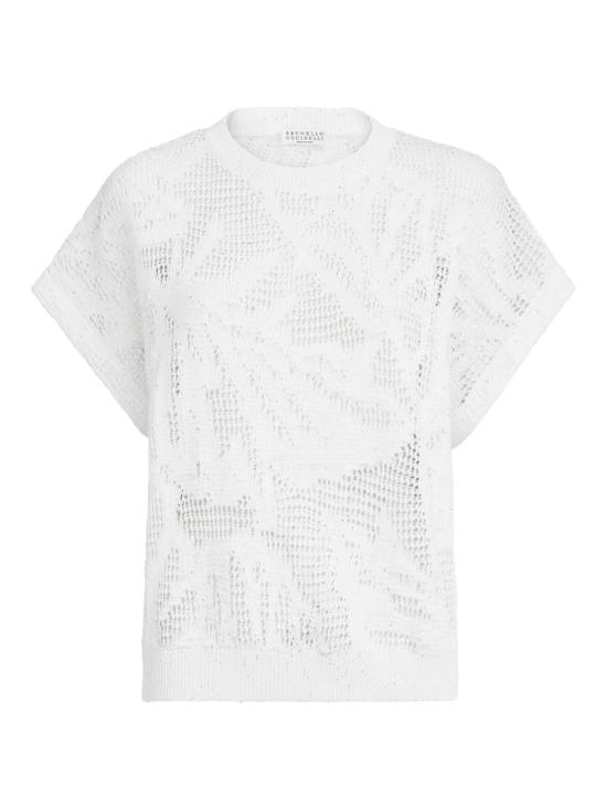 BRUNELLO CUCINELLI Women Sweater MDT771010 C159 BIANCO