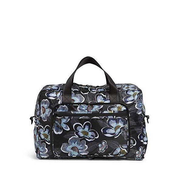 Vera Bradley Packable Weekender Travel Bag， Blooms Shower Black 並行輸入品 16,498円