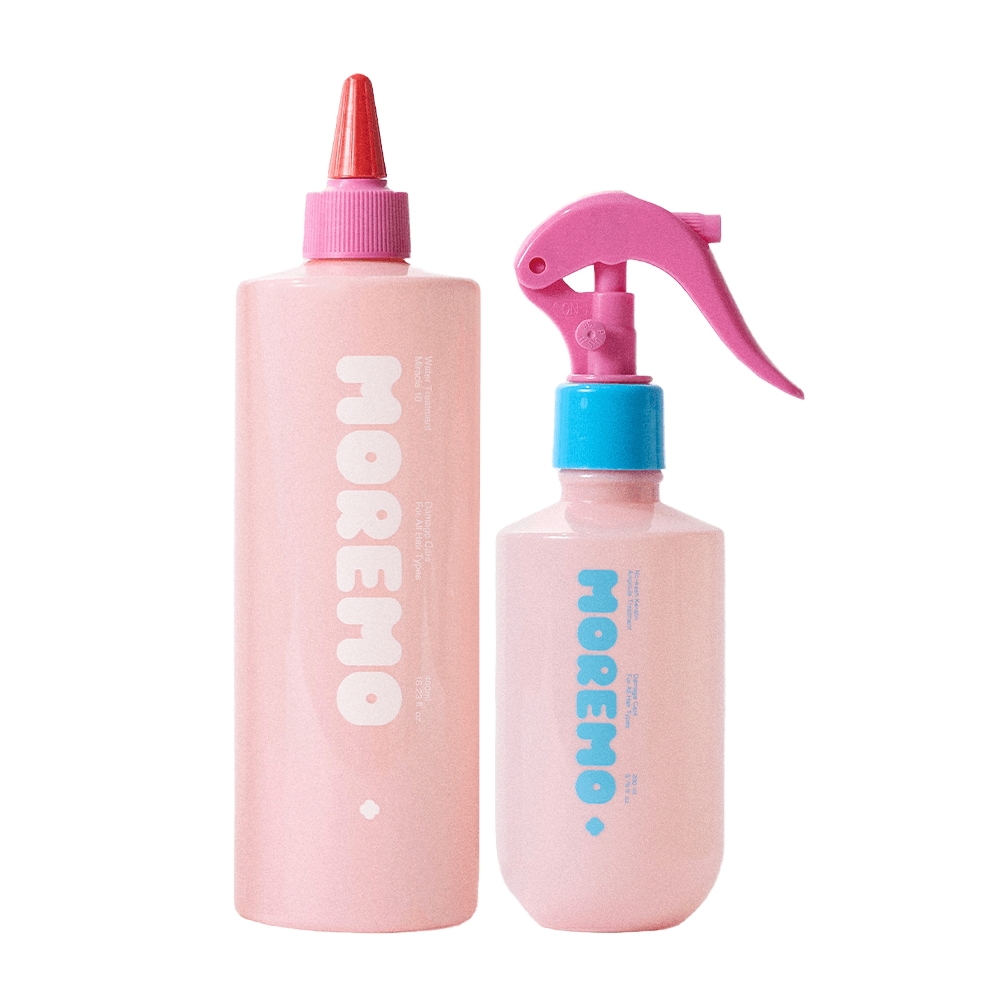 モレモ ウォータートリートメント ミラクル 10 480ml + ノーウォッシュケラチンアンプルトリートメント 200ml 2点セット (シャンプー60ml&ヘアパック60ml追加贈呈)