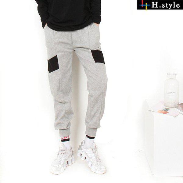 HスタイルHPダブルジョガーパンツ/トレーニングパンツ/ジャージ/バンディング/春/運動/男女共用/ビッグ/バンディング/ジョガー 4,266円