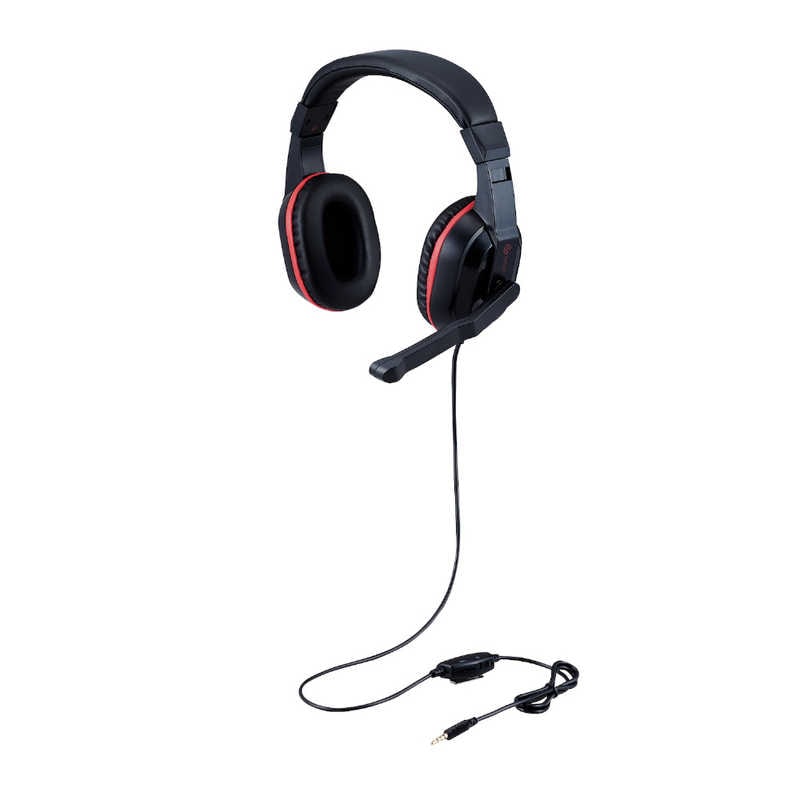 エレコム　ELECOM　ゲーミングヘッドセット 有線 4極 3.5mm 接続 ミキサー機能付 ブラック　HS-GM04MSTBK