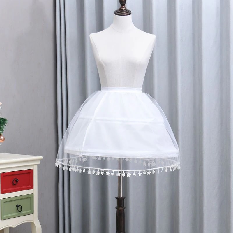 スカートサポートロリータ調整可能な魚の骨サポートロリータサマースターの暴力的なペチコートcosフラワーウェディングドレスサポート