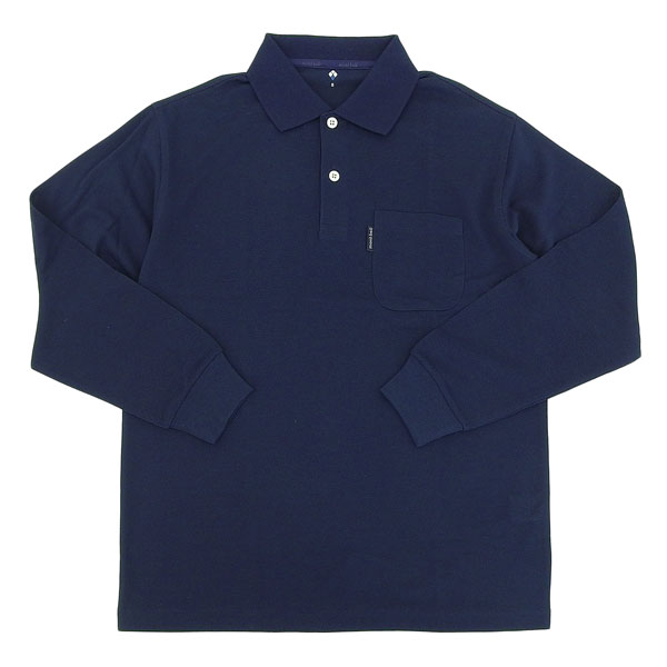 モンベル ポロシャツ 長袖 メンズ ロングスリーブ 鹿の子 カノコ XL ネイビー Wickron Long Sleeve Polo Shirt Men s RXL1114230DKNV Montbe