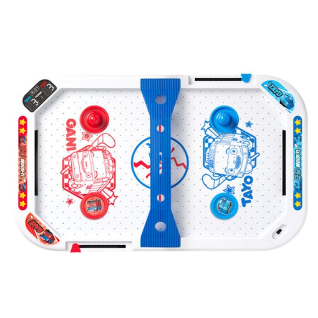タイヨー エアホッケーゲーム タイヨー＆ガニー 対決セット DIYステッカー付き 電池使用 4歳以上 公式ライセンス