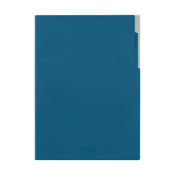 (まとめ）ライオン事務器 ハードメモホルダーTERENE（テレネ） A4 ブルー HH-63P 1冊 (×30セット)