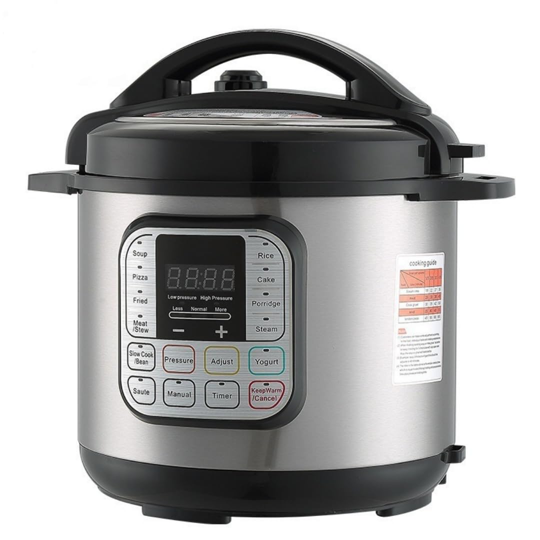 COMEDYKING電気圧力鍋 6L電気圧力鍋 人気 3-7人向き 使用時間短め 予約・キープ保温機能炊飯器/煮込み/蒸し/シチュー/スープ/肉/豆料理/煮る/低温/圧力調理/揚げ物 (110v) 11,683円