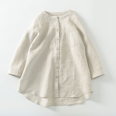人気商品 トップス シャツ ミディアム丈 7分袖 ラウンドネック 前開き ボタン かわいい 人可愛い きれいめ シンプル 上品 おしゃれ かっこいい レトロ ラフ こなれ感 個性的 主役級