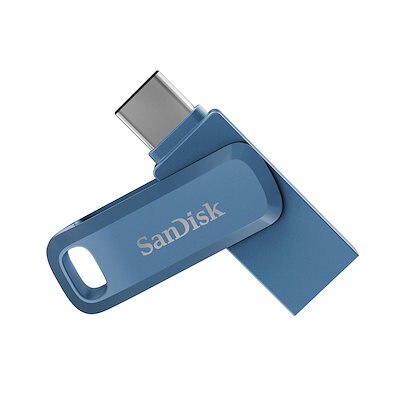 USBメモリー512GB USB3.1 Gen1-A/Type-C 両コネクタ搭載Ultra Dual Drive Go R:150MB/s 回転式 SDDDC3-512G-G46NB 海外パッケージ 5,209円