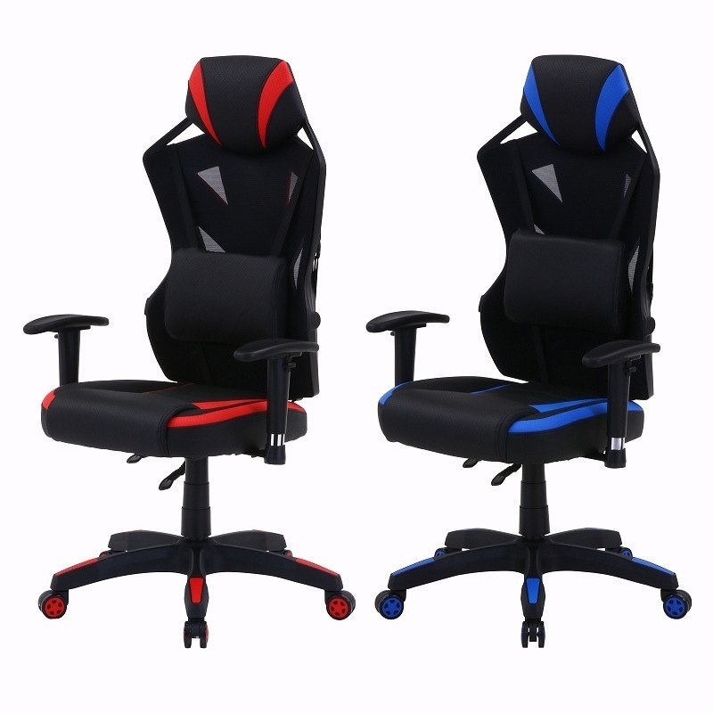 ゲーミングチェア メッシュ 耐荷重80kg レイズ ワークチェア