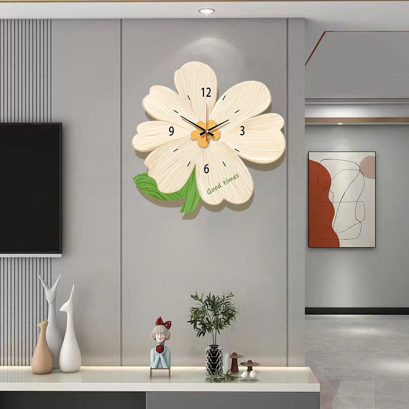 【可愛い掛け時計】新しい時計壁掛けクォーツ時計ホームリビングルーム壁掛け時計サイレント寝室装飾時計クリエイティブパンチフリー壁掛け時計