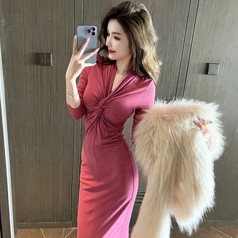 【JY.上品】 秋 ワンピース フォーマル パーティードレス キャバドレス 着痩せ 大人 披露宴 卒業式 結婚式 演奏会 同窓会 ウェディング ステージ 通勤 正式 219 4,936円