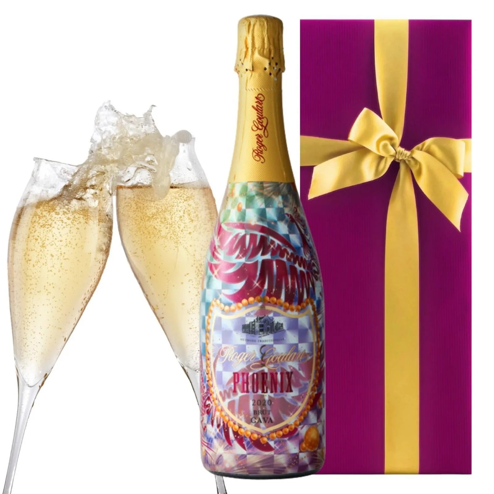 [ギフト] ロジャーグラート カバ ノーチェ フェニックス 白 750ml スパークリングワイン ギフト箱入り [ラッピング付]