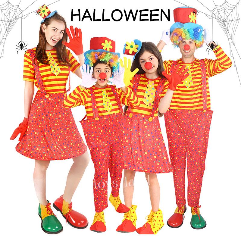 短纳期ピエロ衣装 ハロウィン コスプレ 衣装 ハロウィン ピエロ　キャラクター 文化祭　演劇 　大人用コスチューム Halloween衣装　仮装変装 cosplay ハロウイングッズ・イベント・コスプ