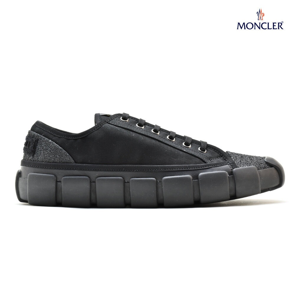 モンクレール MONCLER 00416.00 01AGC/999 SHOES BLACK スニーカー ローカット 靴 シューズ ブラック 黒 メンズ[0041600-999]