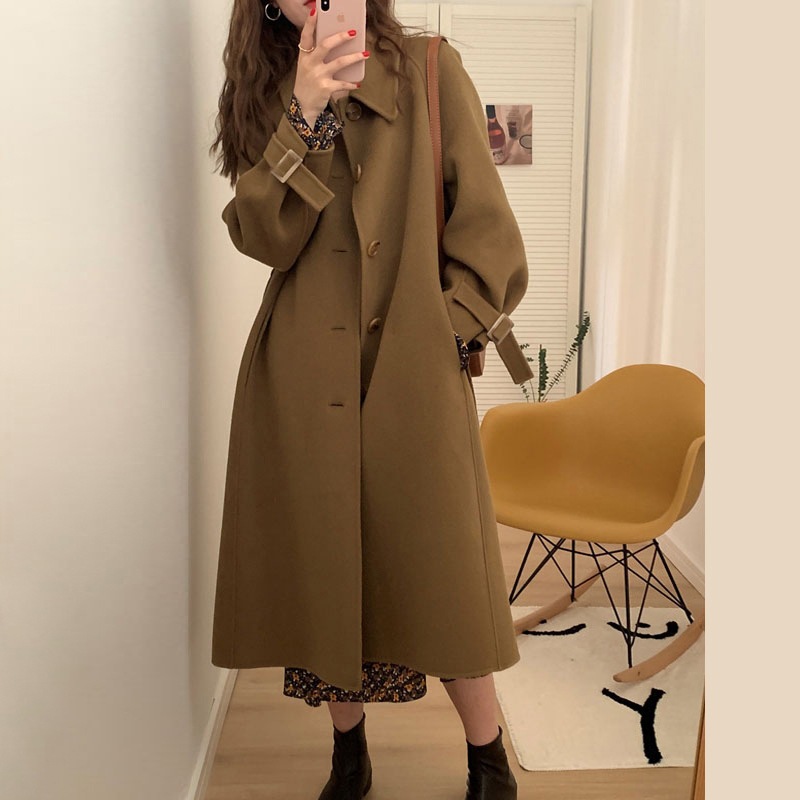 大人気 上品 チェスターコート ロングコート レディース ロング丈 ジャケット アウター トップス オーバー スリット コート 長袖 あったか 厚手 秋 冬