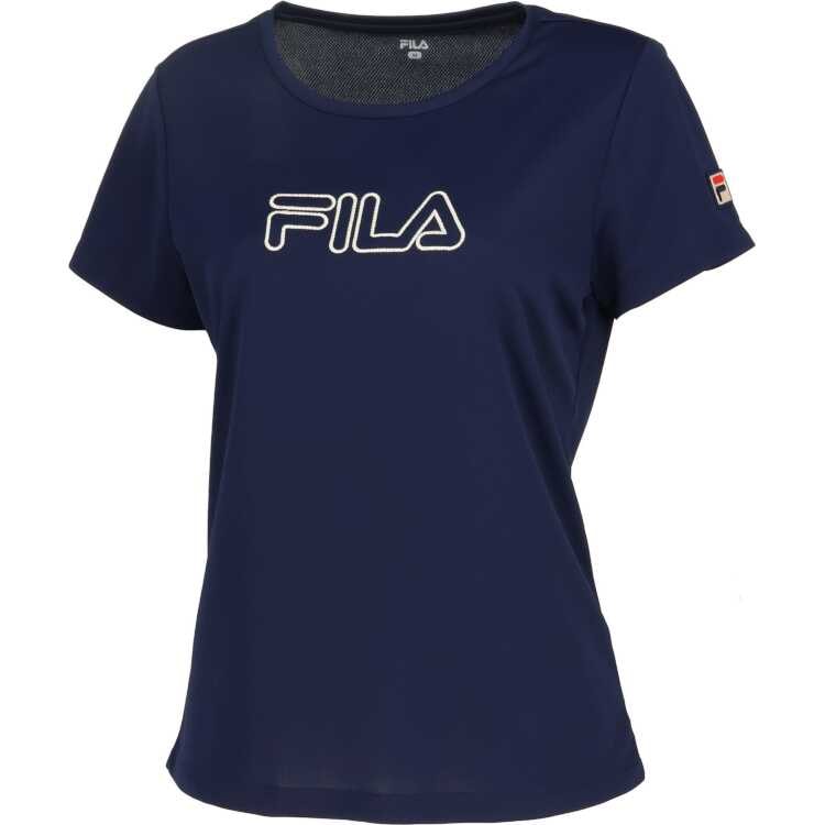 アップリケTシャツ（レディース） L フィラネイビー #VL2819-20