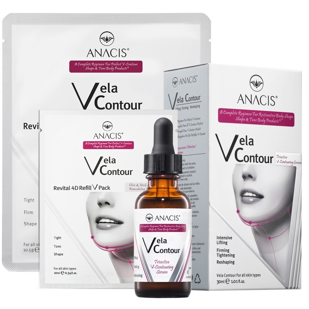 アナシスベラコンツアーVラインリフティング3種セラム30ml +デュアルリフティングマスクパック1枚+首シワパッチ1枚