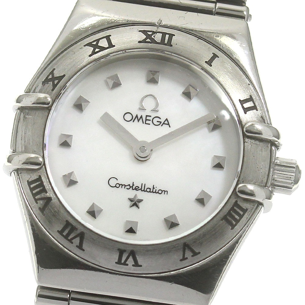 オメガ OMEGA 1561.71 コンステレーション ミニ マイチョイス クォーツ レディース 保証書付き_866968【中古】