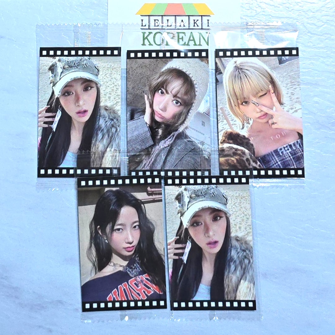 [ONLY 特典] 公式 LE SSERAFIM HOT 特典 KTOWN4U POB Photocard 5ea SET [ 5th mini album HOT ]