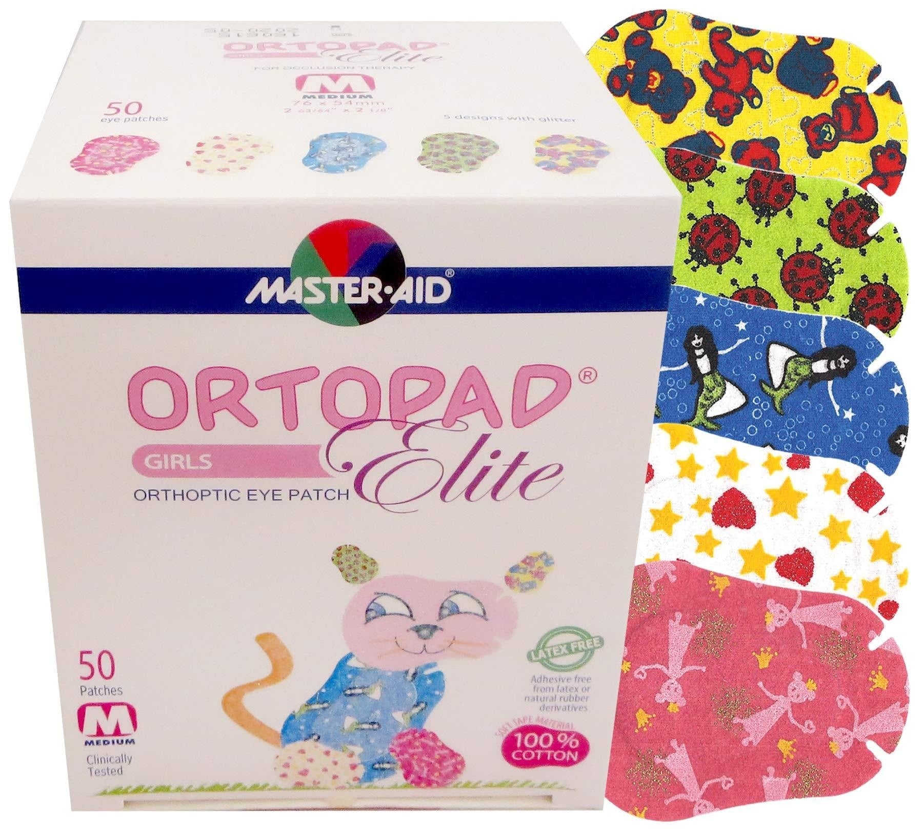 Ortopad Girls Eye Patches, Glitter Accents, 50 Adh 5,489円
