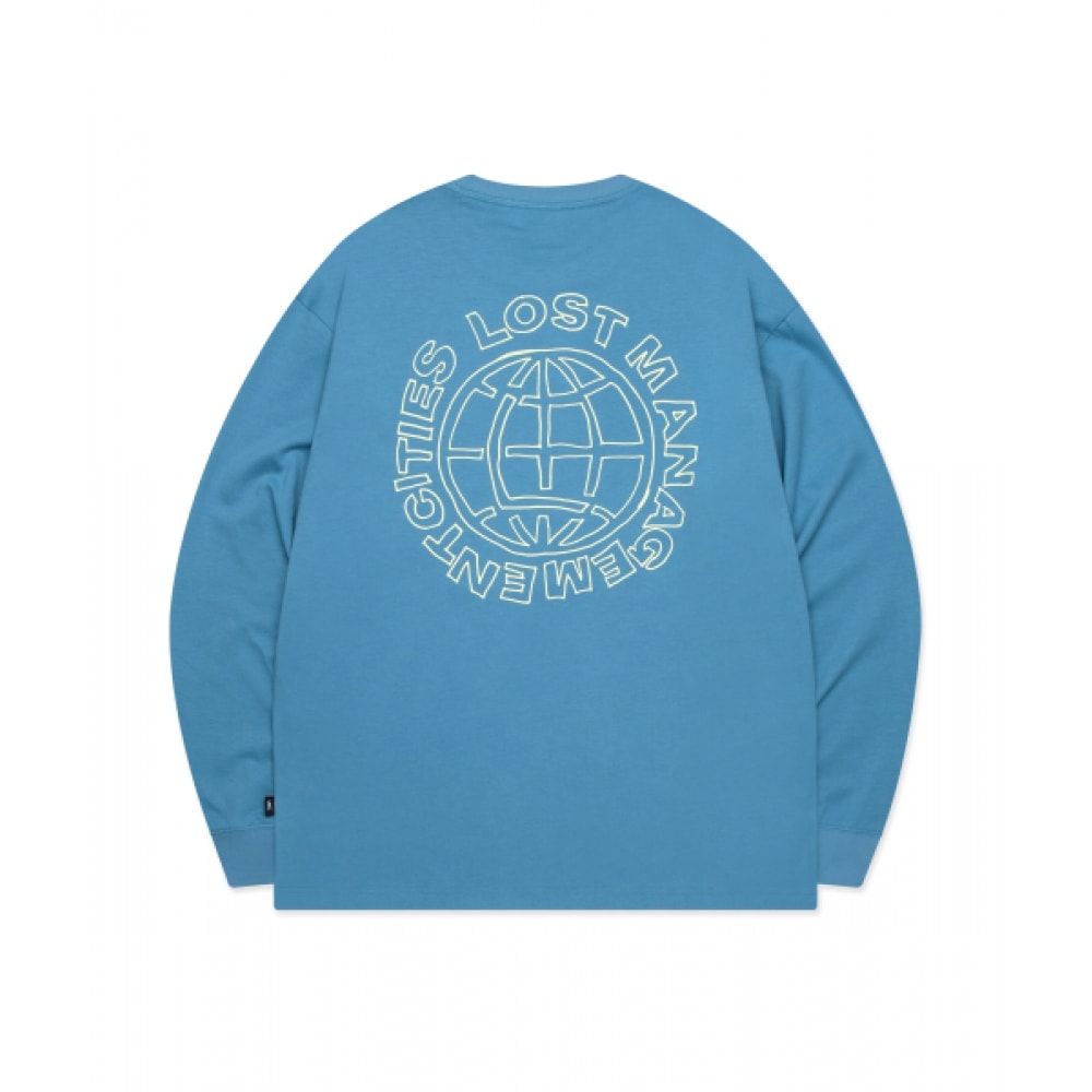 LMC ドゥードルグローブロングシルバー T シャツミント