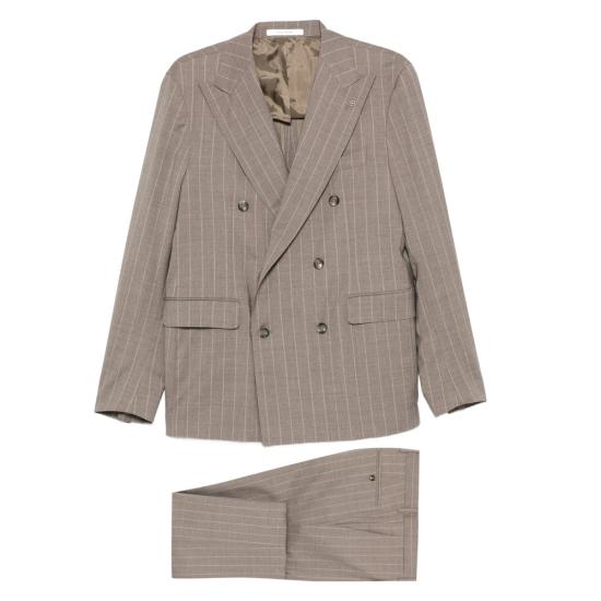 TAGLIATORE Men Suits Set 060094 2SVS20B11 T1206 NEUTRALS WHITE