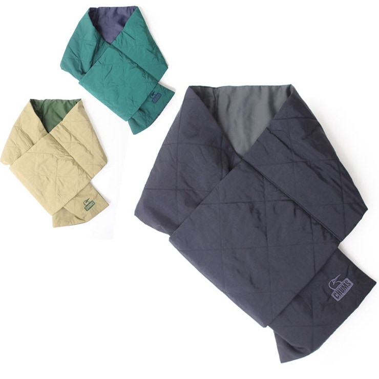 Kapok Quilting Reversible Muffler カポック リバーシブル ネックウォーマー CH09-1292 【返品交換不可】
