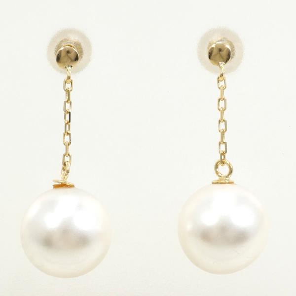 K18 18金 YG イエローゴールド ピアス パール 総重量約1.7g ジュエリー 中古