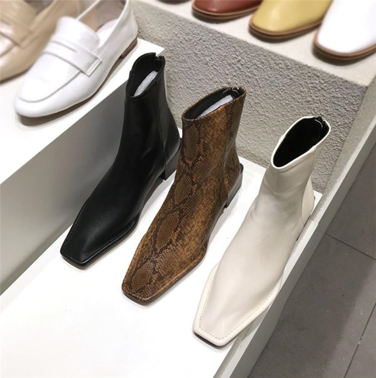 [55555SHOP]超人気 INSスタイル 2021年新作 ショートブーツ 気質 トレンド 美脚効果 靴 シューズ 4,558円