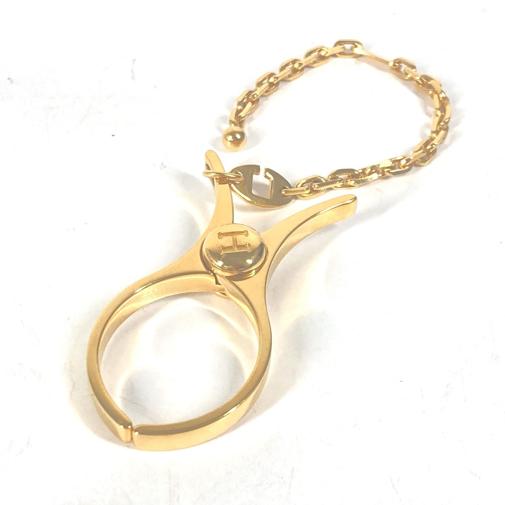 グローブホルダー フィルー グローブホルダー キーホルダー グローブホルダー 手袋ホルダー メタル ゴールド