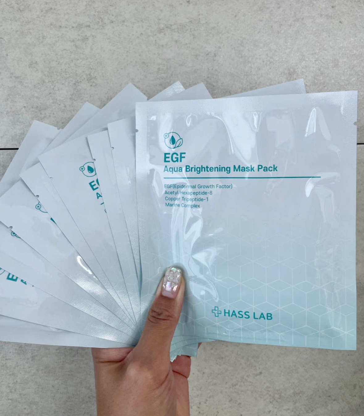 【EGF高配合】ハスラボ EGF マスクパック 20枚肌再生 保湿 弾力ケア 韓国コスメ