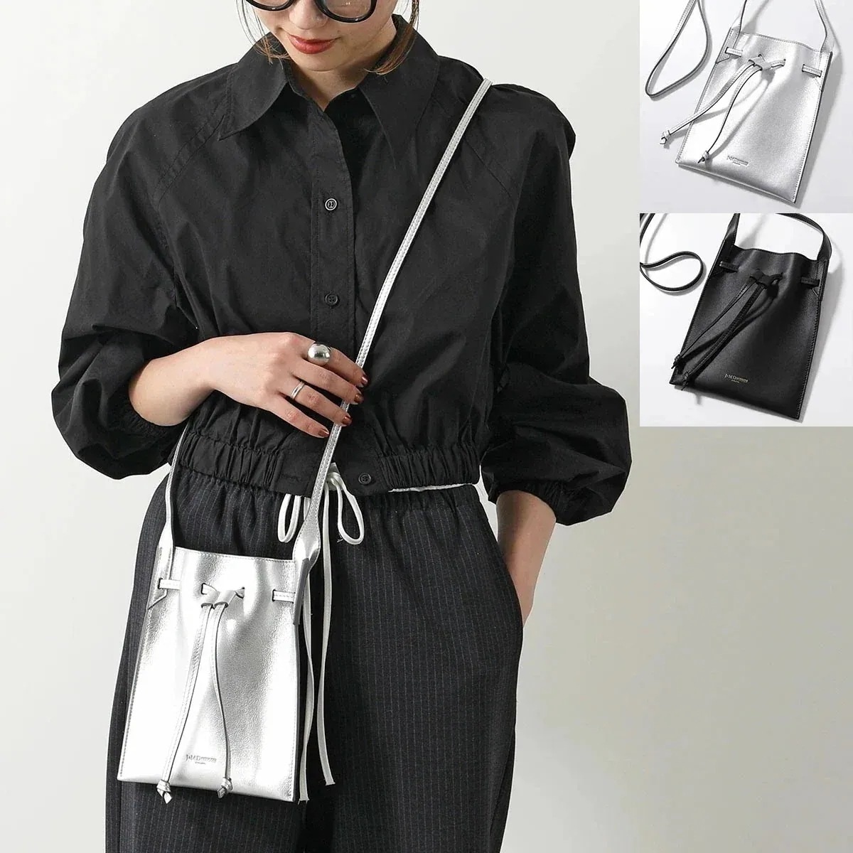 J&M DAVIDSON ショルダーバッグ MINI FURROW TOTE ミニ ファロー トート LMFT-0XX SCXX MCXX レディース レザー