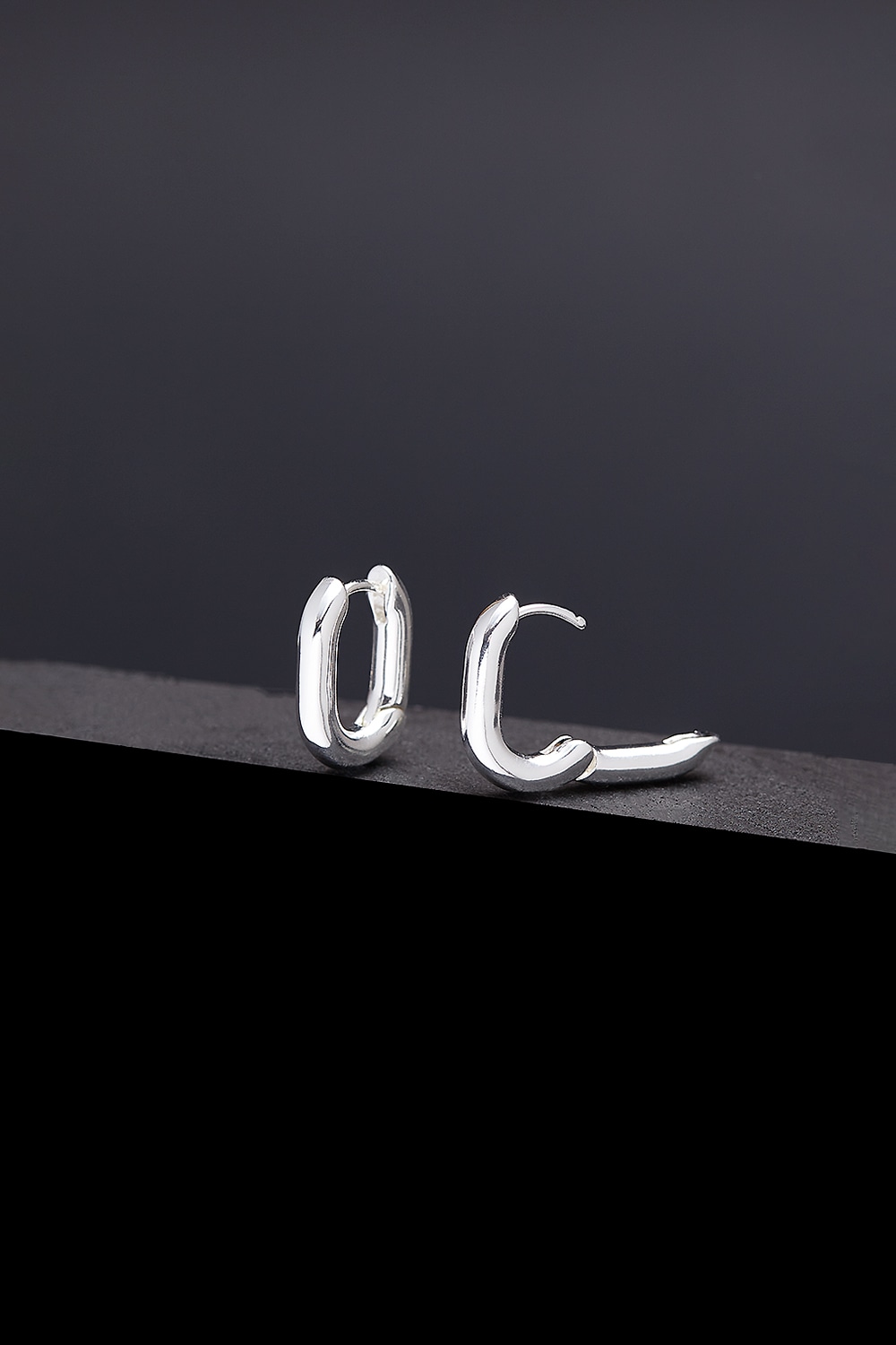 [HAZINA] Simple Hoop Earrings - mini silver