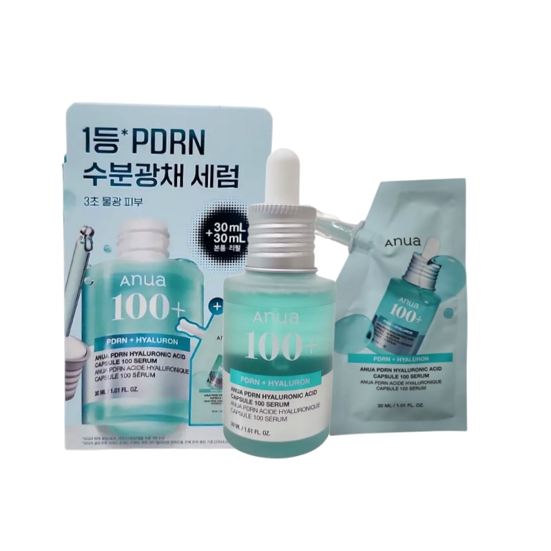 PDRN ヒアルロン酸カプセル 100 サーモン涙セラム アンプル 30ml + 30ml リフィル
