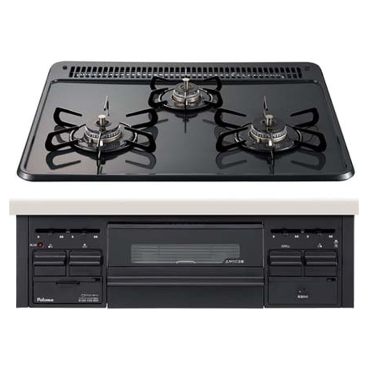 PD-N36-A13　　　都市ガス　グリル性能 水なし片面焼きグリル　シールド トップ　ブランドスタンダード　トップレート素材 ホーロートップ