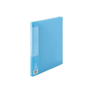 (業務用20セット) ジョインテックス クリアファイル/ポケットファイル (A4/タテ型 1冊入り) 20ポケット 青 D047J-BL